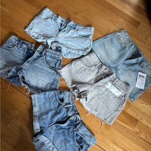 Garage - Assorted Denim Shorts Collection.